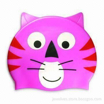 Hot selling silicone swimming cap for adults and children